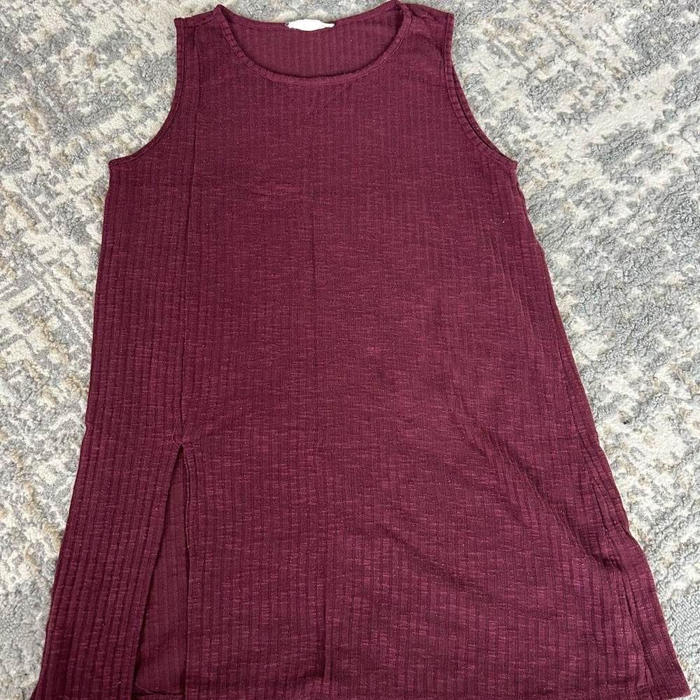 Elodie Rich Burgundy Knit Top